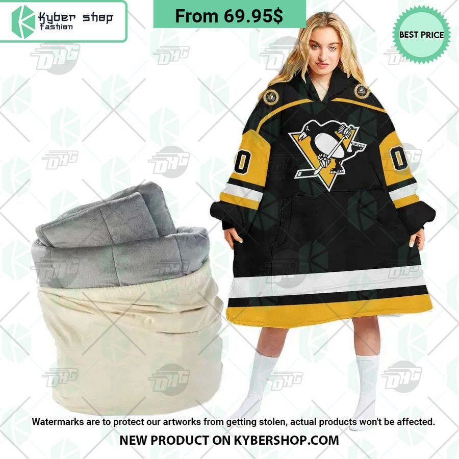 Pittsburgh Penguins Hoodie Blanket