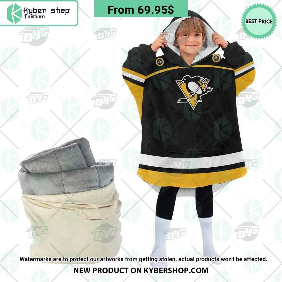 Pittsburgh Penguins Hoodie Blanket