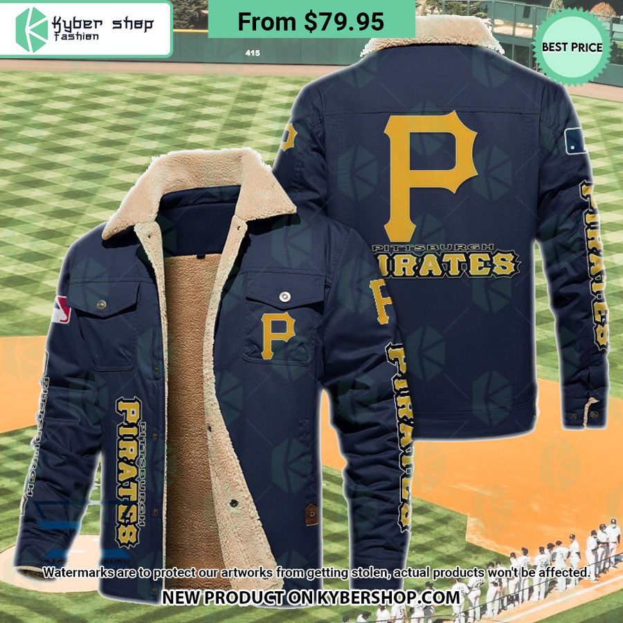 Pittsburgh Pirates MLB Fleece Leather Jacket