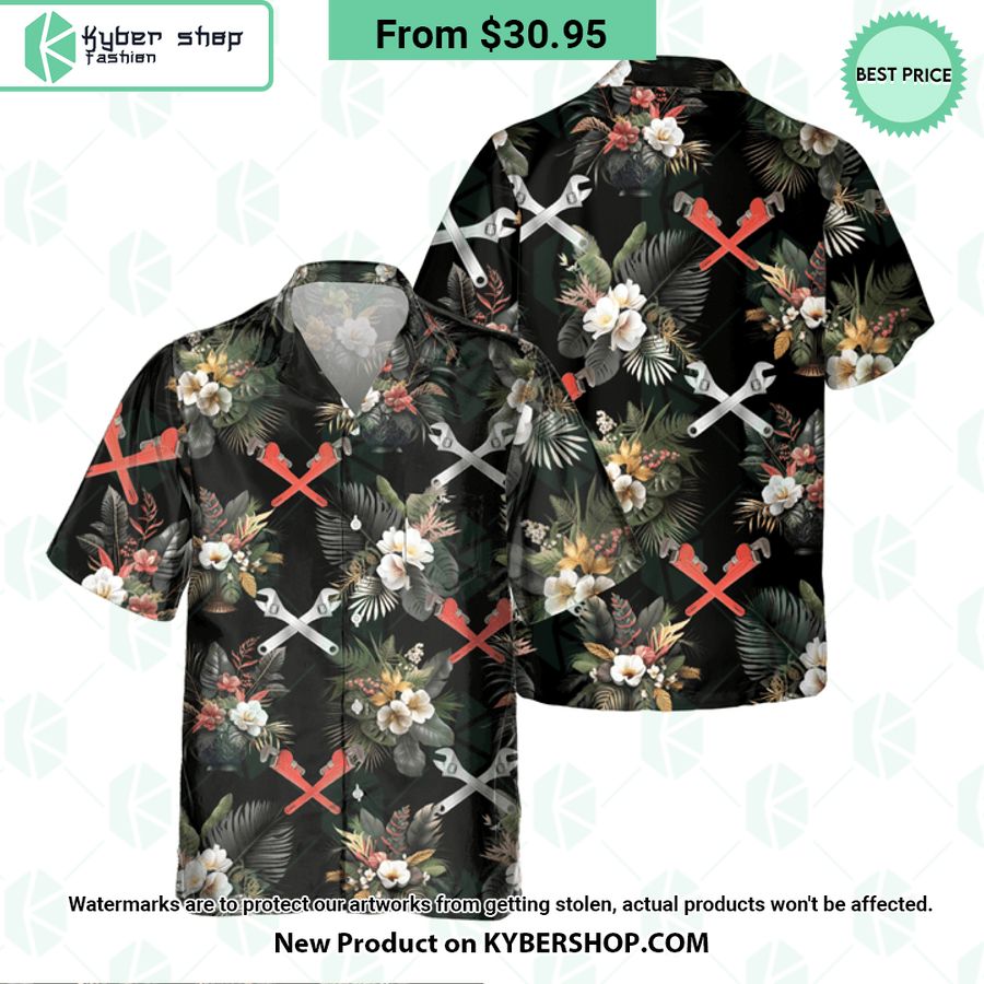 Plumber Tools Hawaiian Shirt