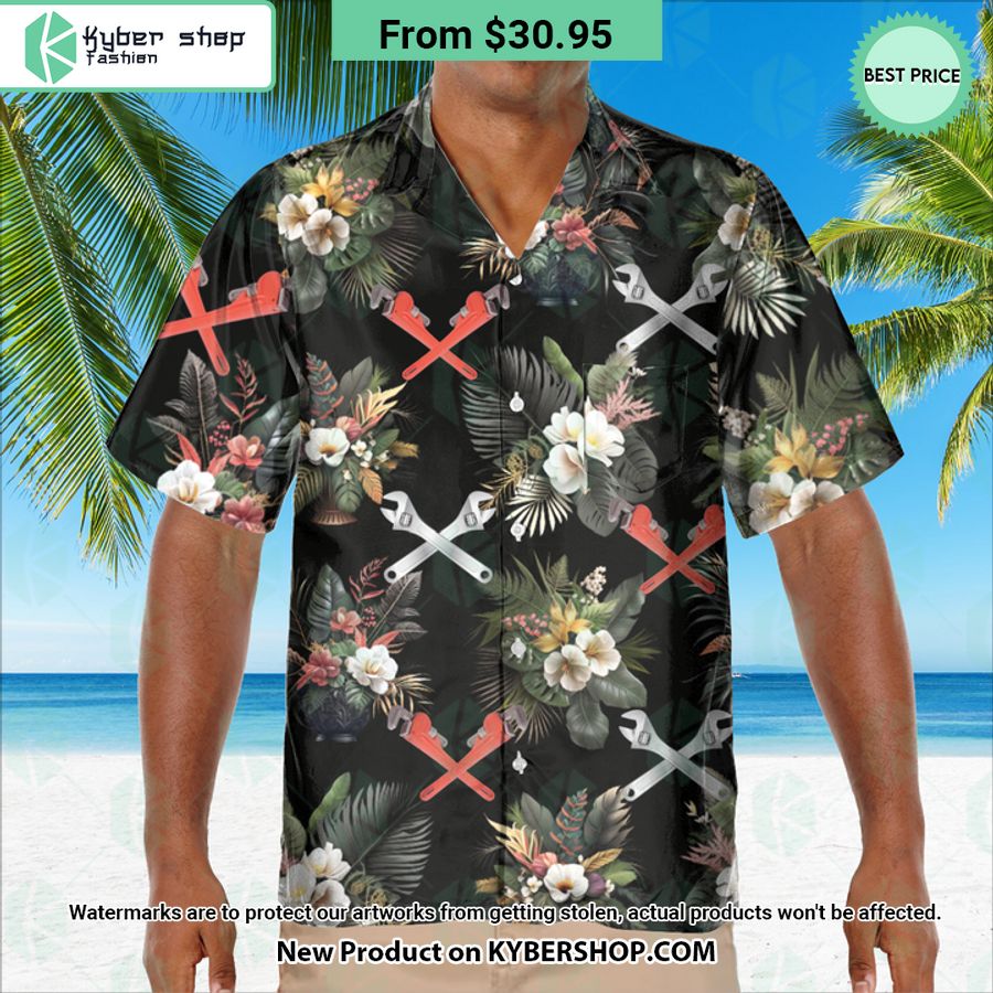 Plumber Tools Hawaiian Shirt
