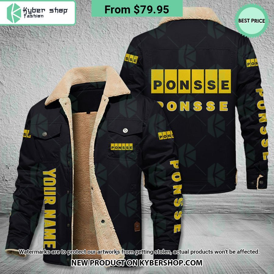 Ponsse CUSTOM Fleece Leather Jacket