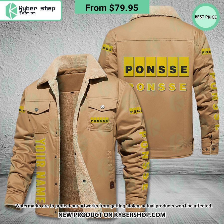 Ponsse CUSTOM Fleece Leather Jacket