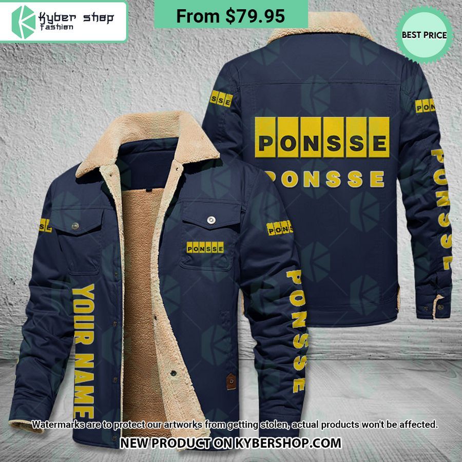 Ponsse CUSTOM Fleece Leather Jacket