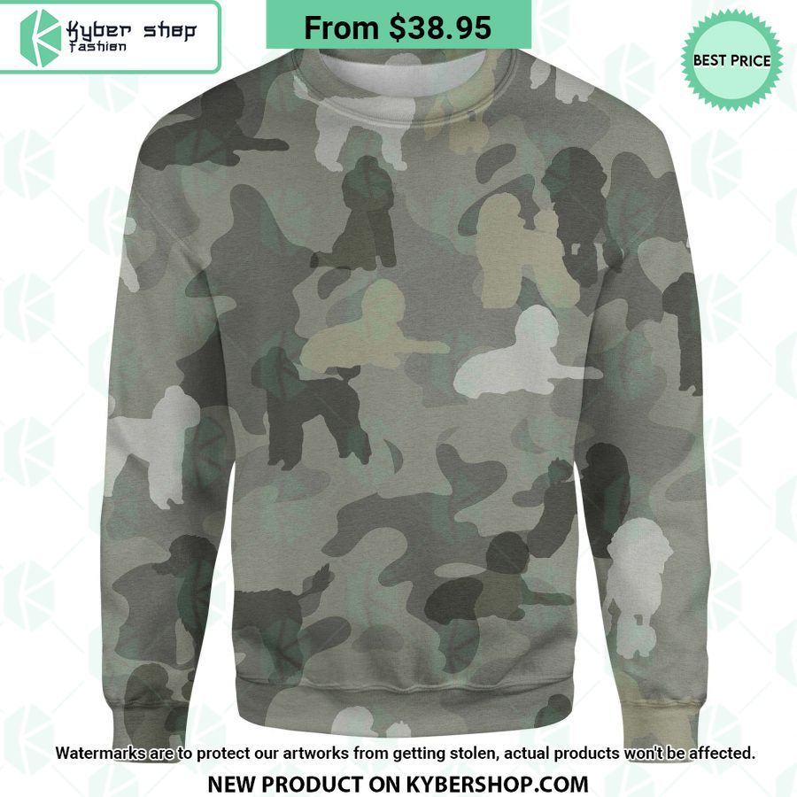 Poodle Camo Sweatshirt