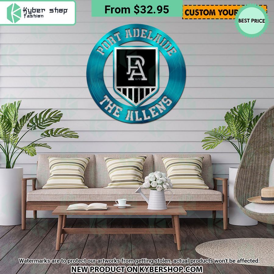 Port Adelaide CUSTOM Metal Sign