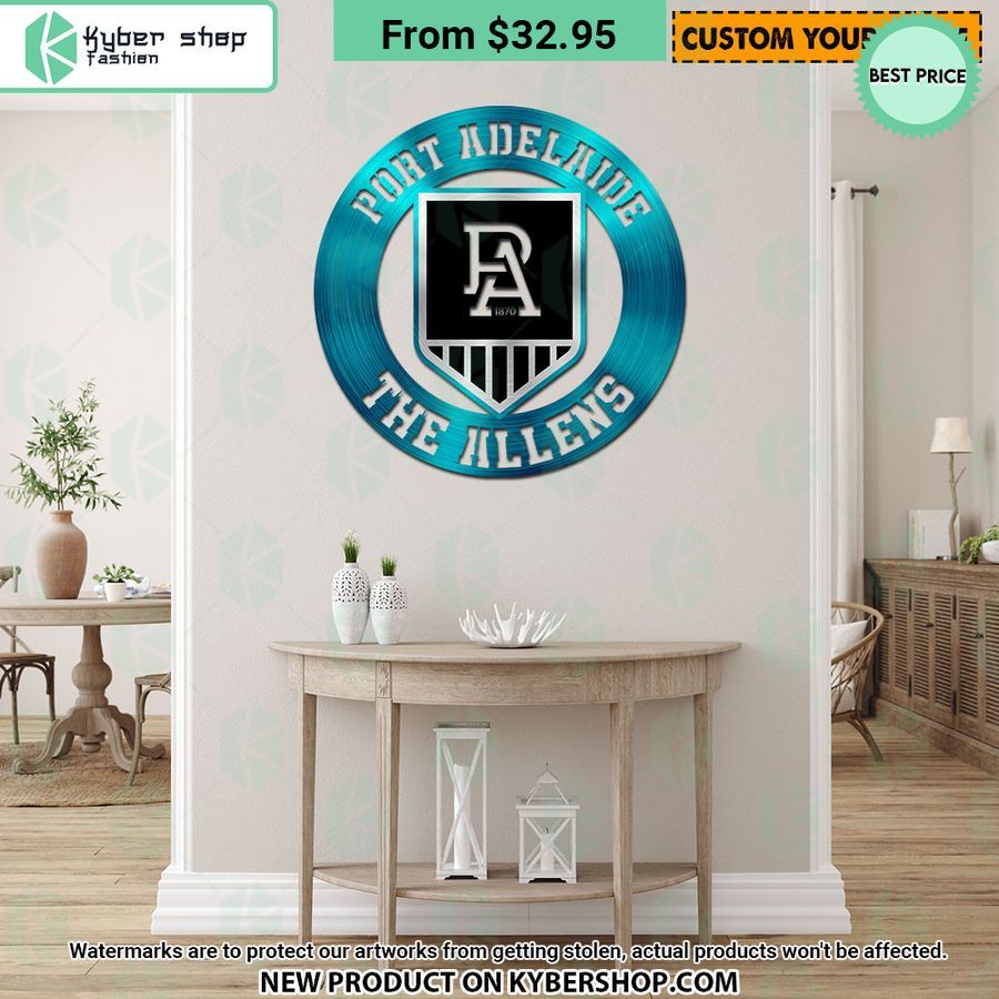 Port Adelaide CUSTOM Metal Sign