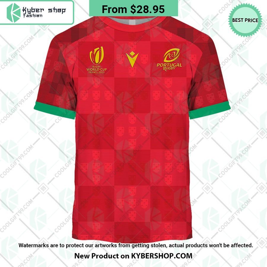 Portugal Rugby Home Jersey Rugby World Cup 2023 CUSTOM Hoodie