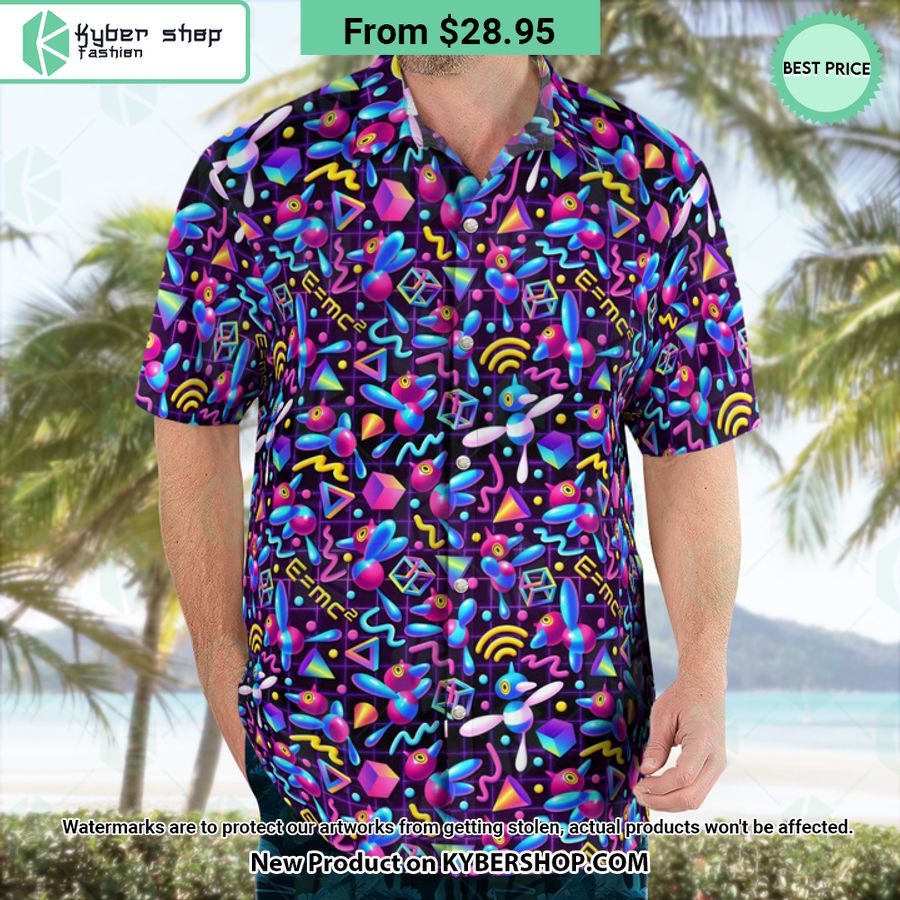 Porygon-Z Hawaiian Shirt Shorts