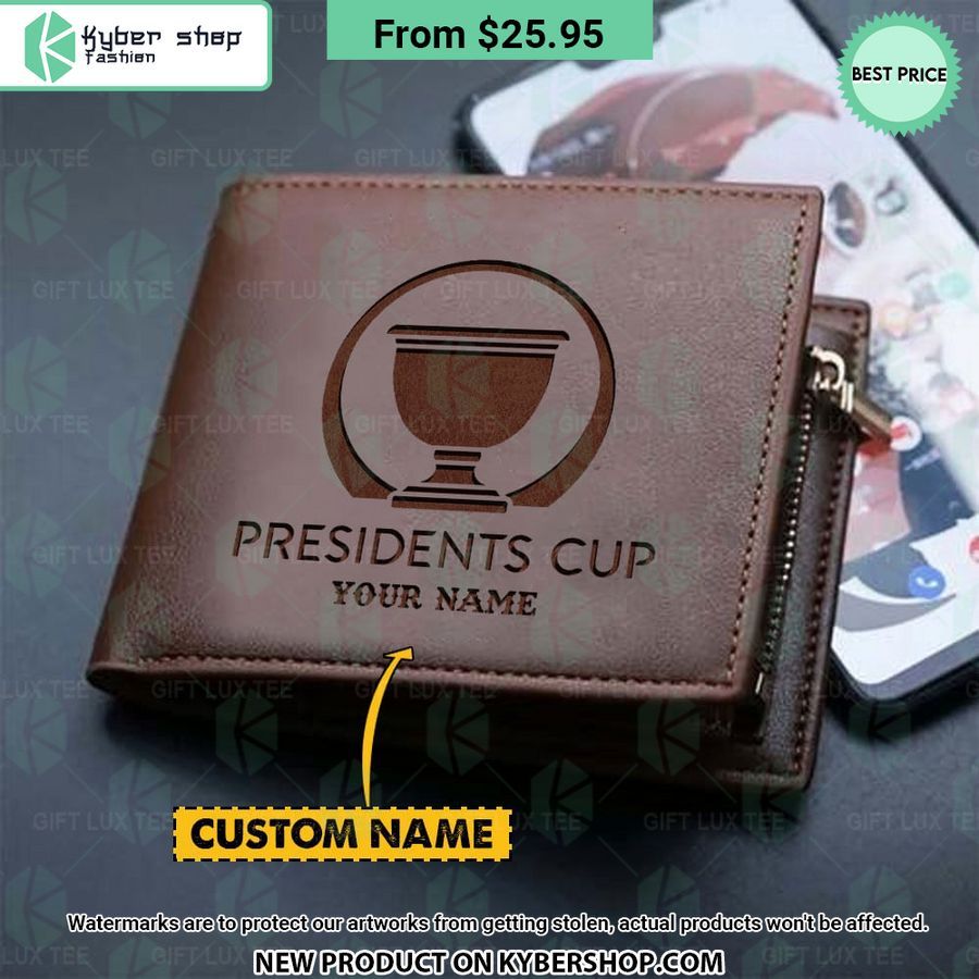 Presidents Cup CUSTOM Leather Wallet