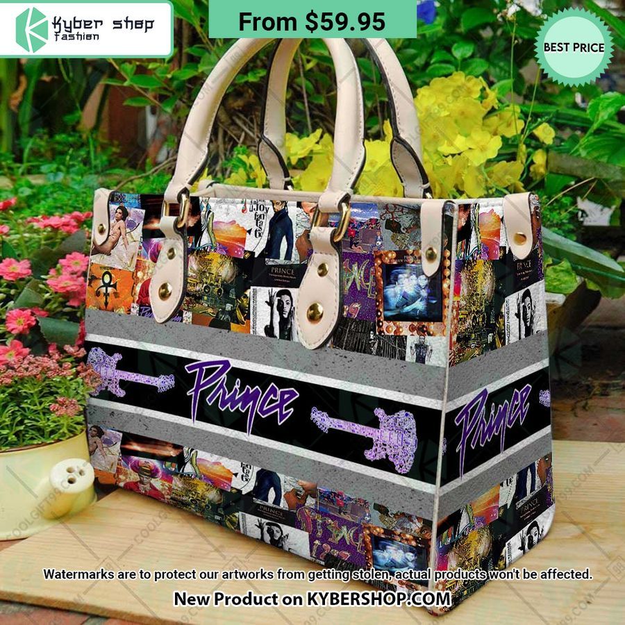 Prince Guitar Leather Handbag