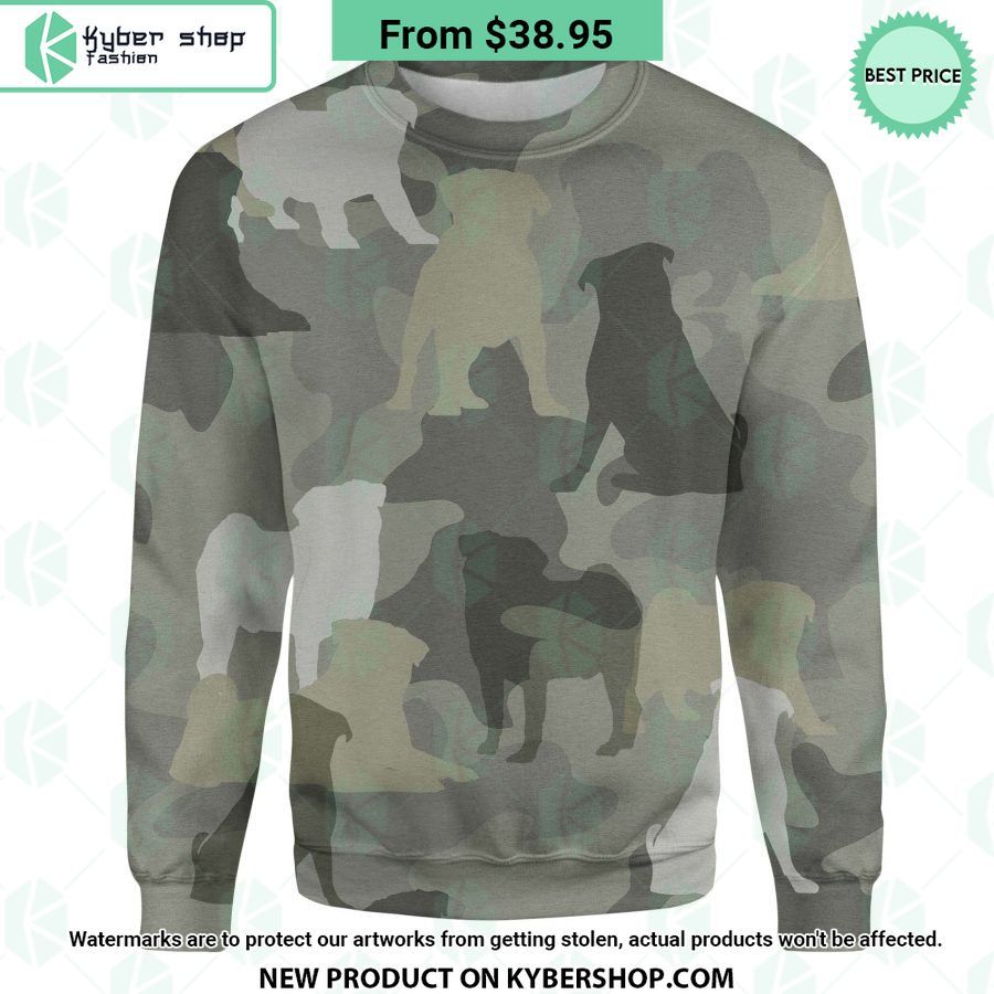 Pug Camo Sweatshirt