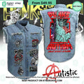Punks For Autism Sleeveless Denim Jacket