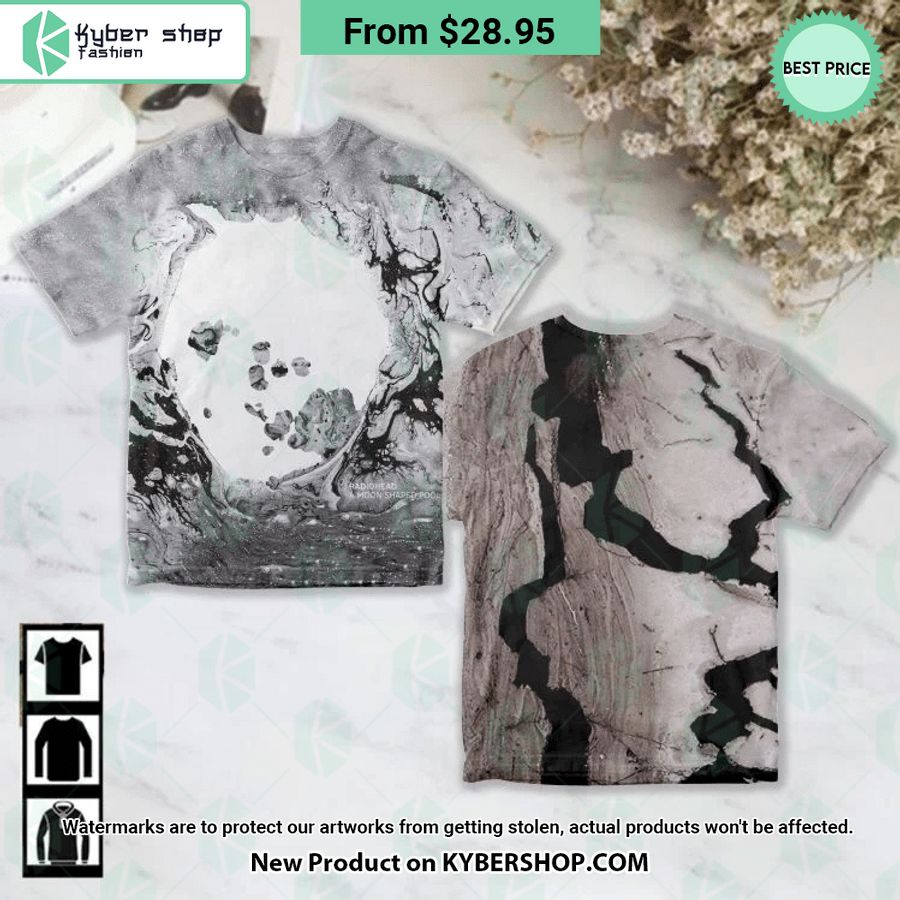 Radiohead A Moon Shaped Pool Album Shirt