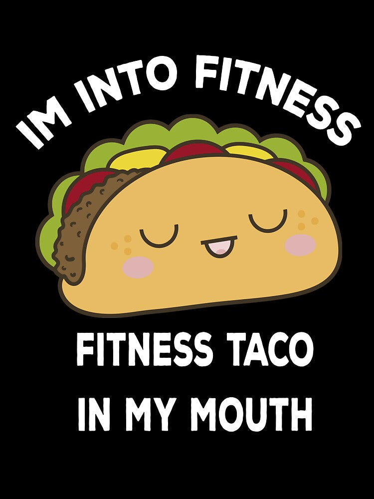 Fitness Taco In My Mouth by jamal-alkhalf Unisex , , , Long Sleeve Tee