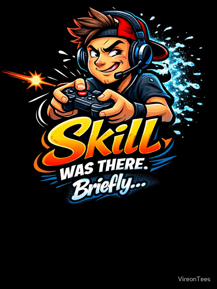 Skill Was There Briefly by VireonTees Unisex , , , Long Sleeve Tee