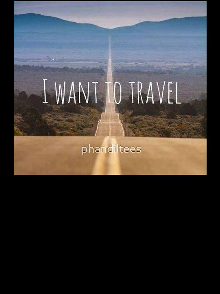 I Want To Travel by DoodleDashCollective Unisex , , , Long Sleeve Tee