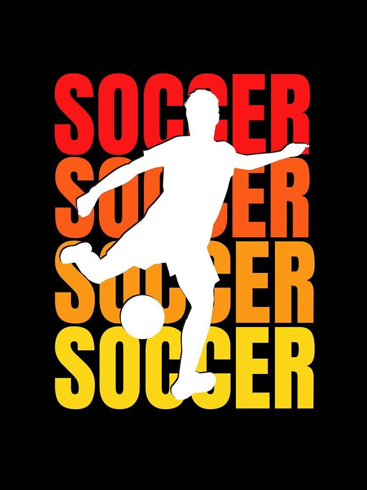 Soccer Typography by Tee Nook