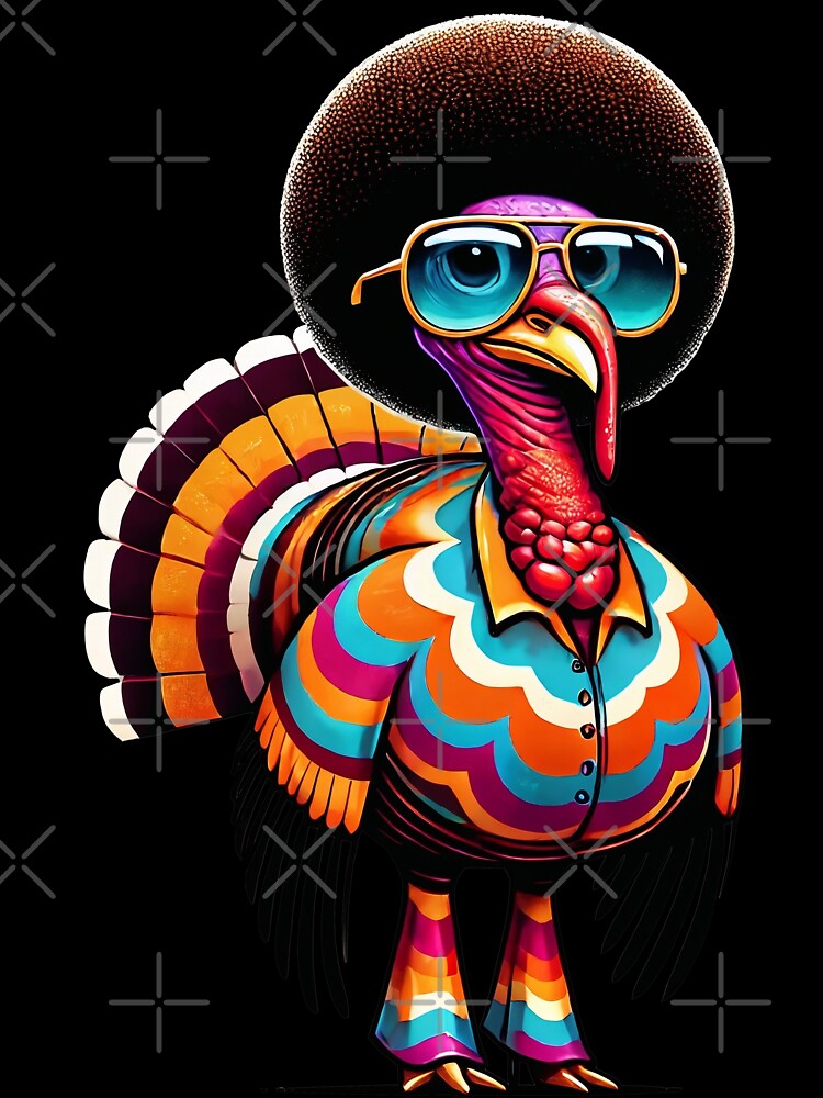 Retro Jive Turkey Afro Disco Vibes by Victor Shadehorn