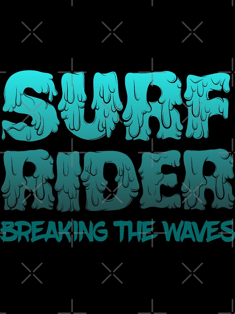 Surf Rider Breaking The Waves by Tshirt-emporium Unisex , , , Long Sleeve Tee