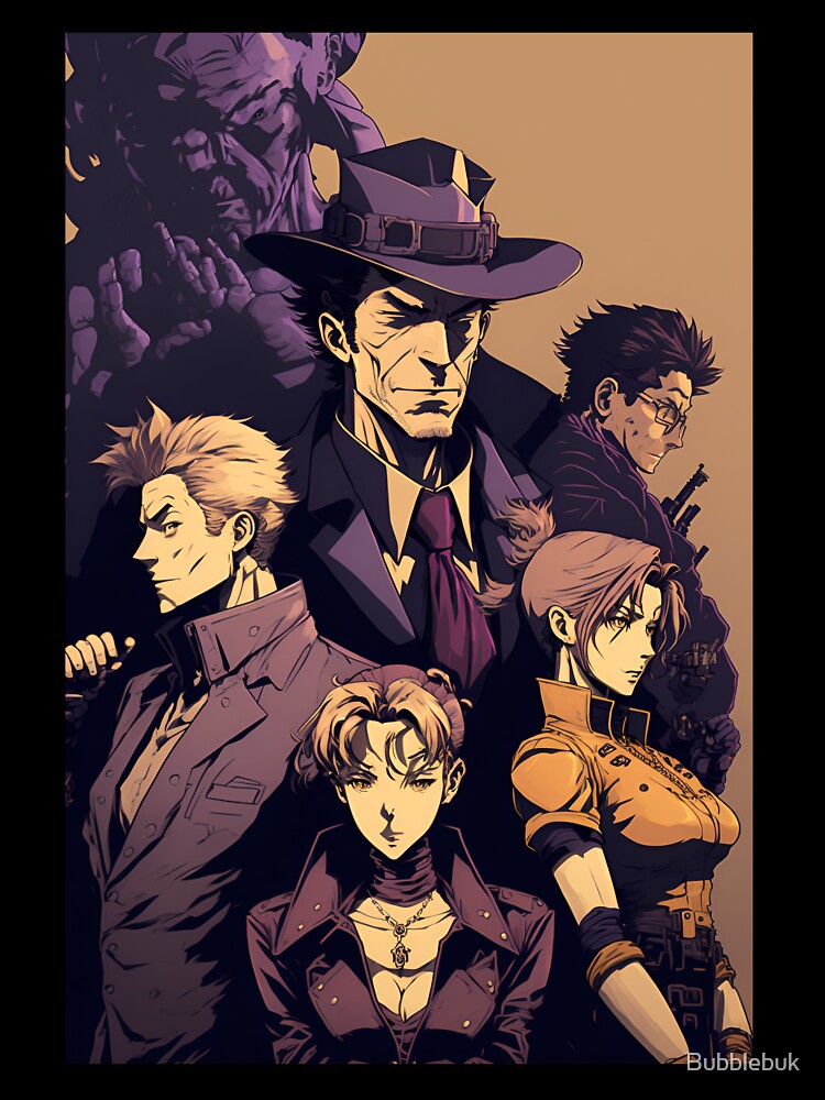 Anime Detective Group Old School by Bubblebuk Unisex , , , Long Sleeve Tee