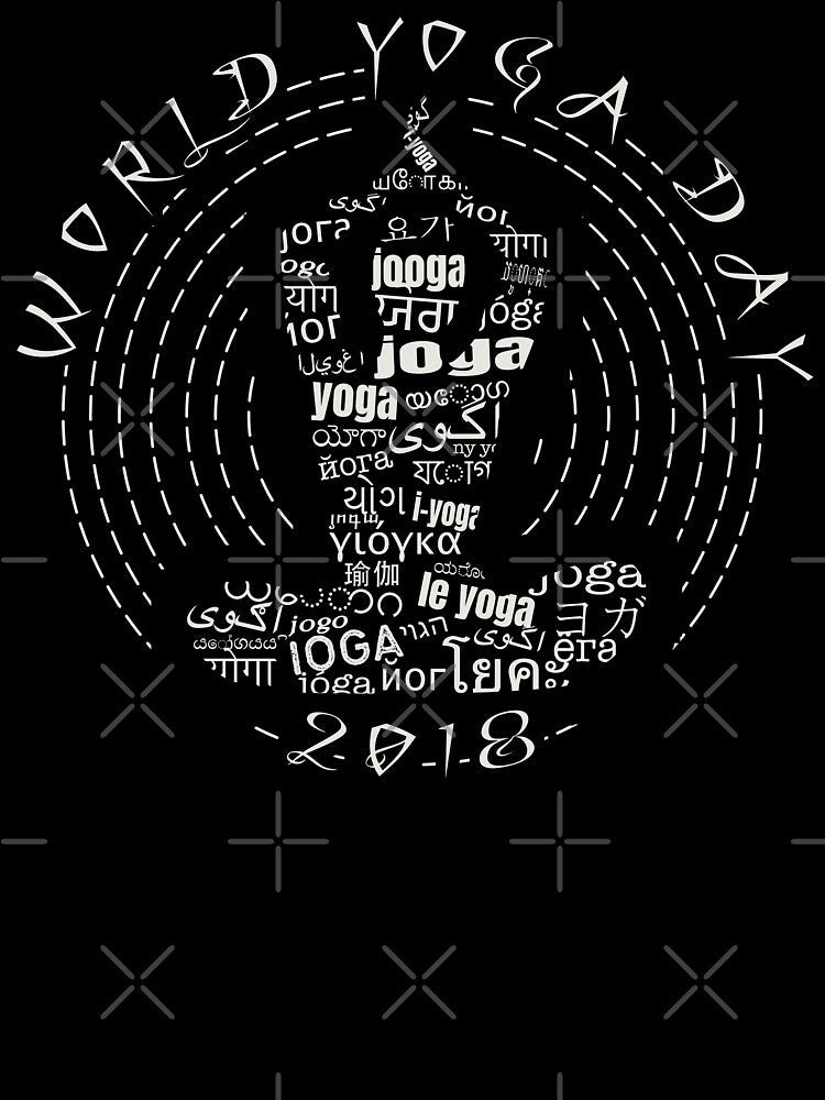 YOGA - WORLD YOGA DAY 2018 by Bunkis1st Unisex , , , Long Sleeve Tee