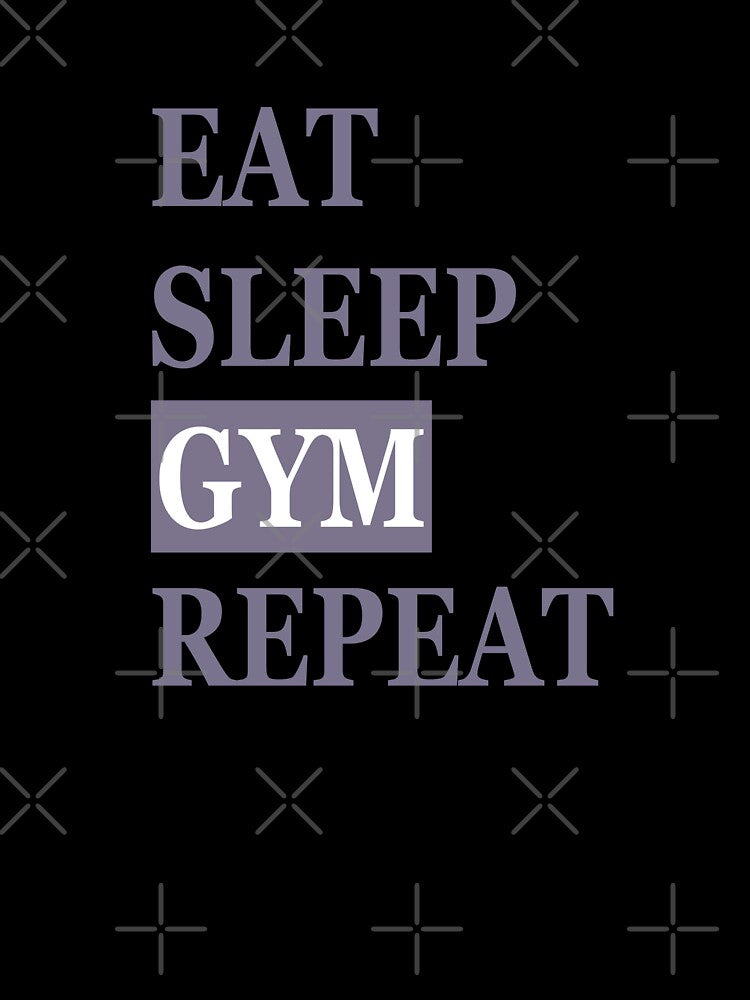 Eat, Sleep, Gym, Repeat by madtoyman Unisex , , , Long Sleeve Tee