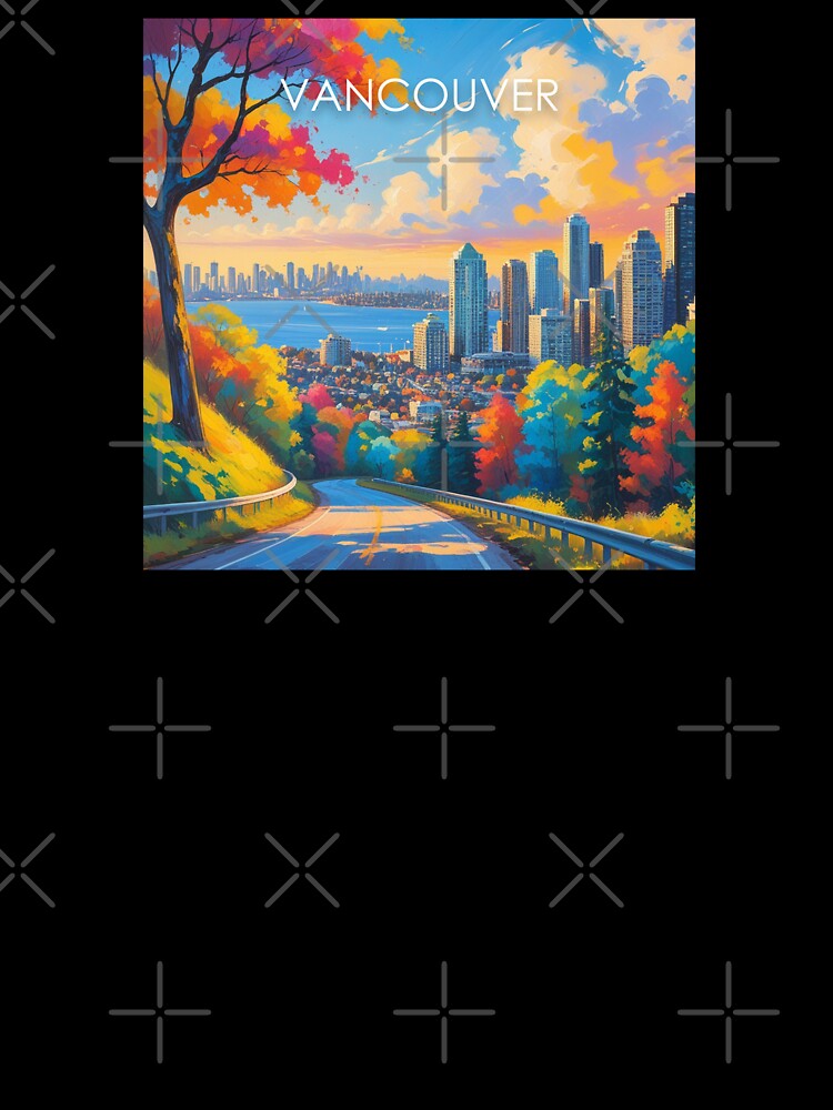 Vancouver Canada by Art_By_Wing Unisex , , , Long Sleeve Tee