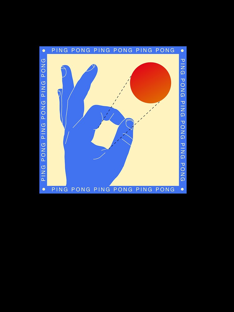 Retro Pop Art Ping Pong Flick Graphic by Be-bored