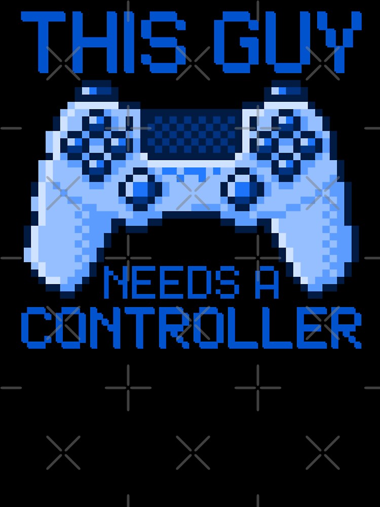 This Guy Needs A Controller Gamer Gift Idea by FNStuff Unisex , , , Long Sleeve Tee