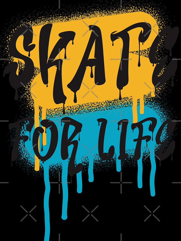 Skate For Life Graffiti Art Style Light by Windmill Wildflowers