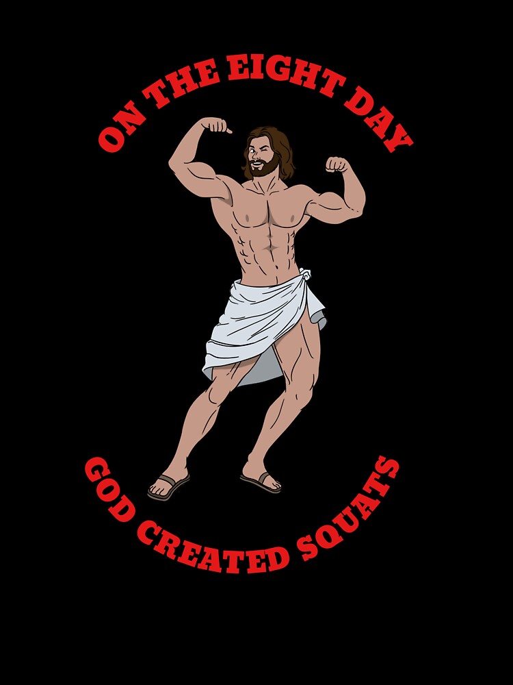 On The Eight Day God Created Squats by PucksPlace Unisex , , , Long Sleeve Tee