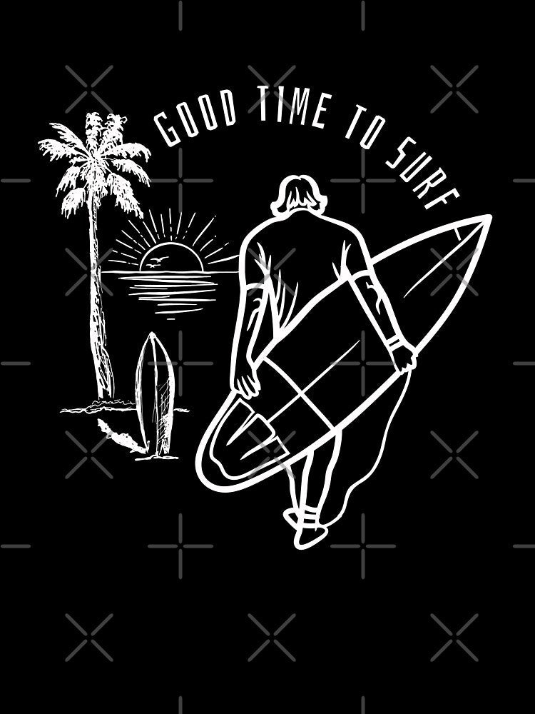 Good Time To Surf by FrescoNat Unisex , , , Long Sleeve Tee