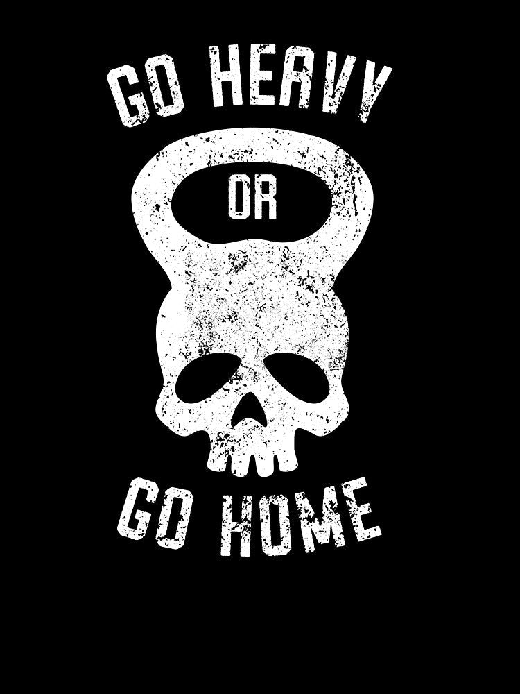 Go Heavy | Bodybuilder - Powerlifter by BananaKivi Unisex , , , Long Sleeve Tee