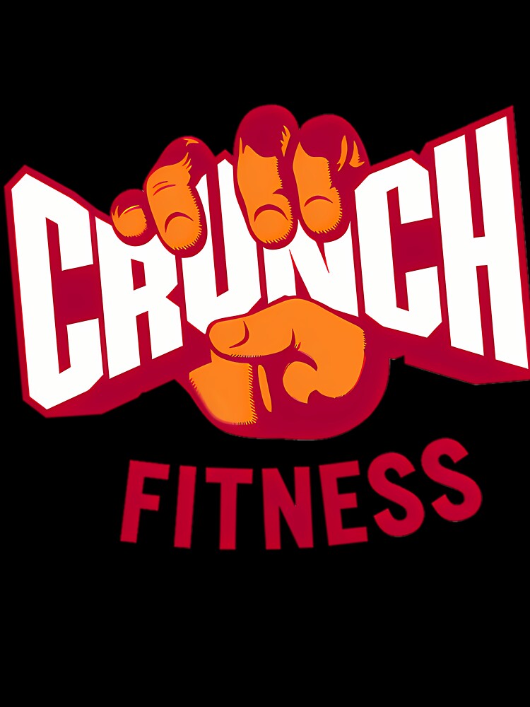 Attractive Crunch Fitness Logo by FlirtyDigital Unisex , , , Long Sleeve Tee