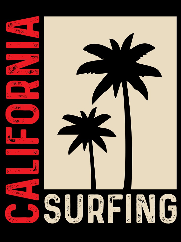 California Surfing Shirt Retro Vintage California Surfing by lou731 Unisex , , , Long Sleeve Tee