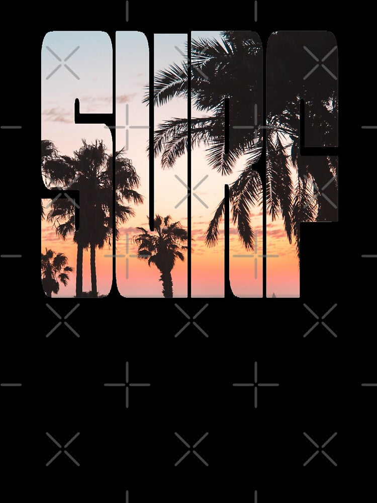 Surf Sunrise by GL Digital Artwork Unisex , , , Long Sleeve Tee