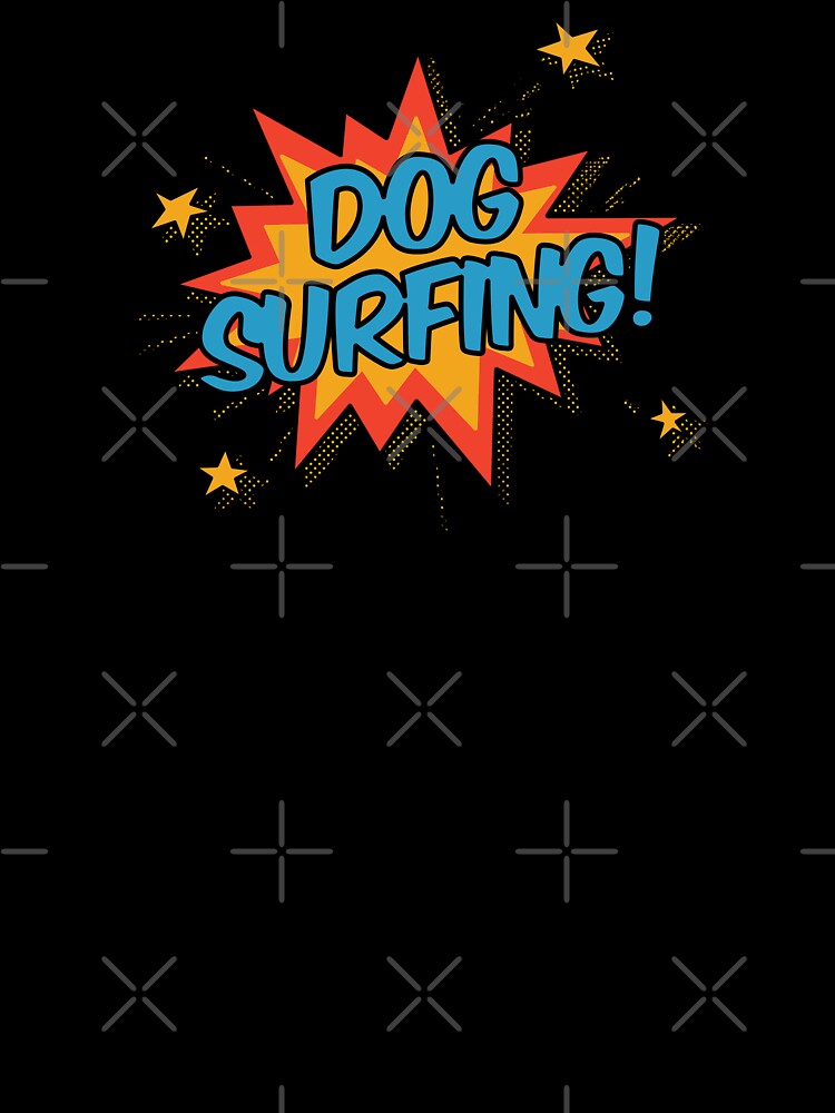 Dog Surfing! by orlumbuspirate Unisex , , , Long Sleeve Tee