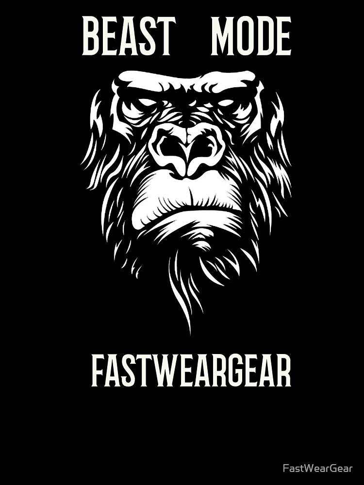 Beast mode Fitness Gear shirt design, fastweargear by FastWearGear Unisex , , , Long Sleeve Tee
