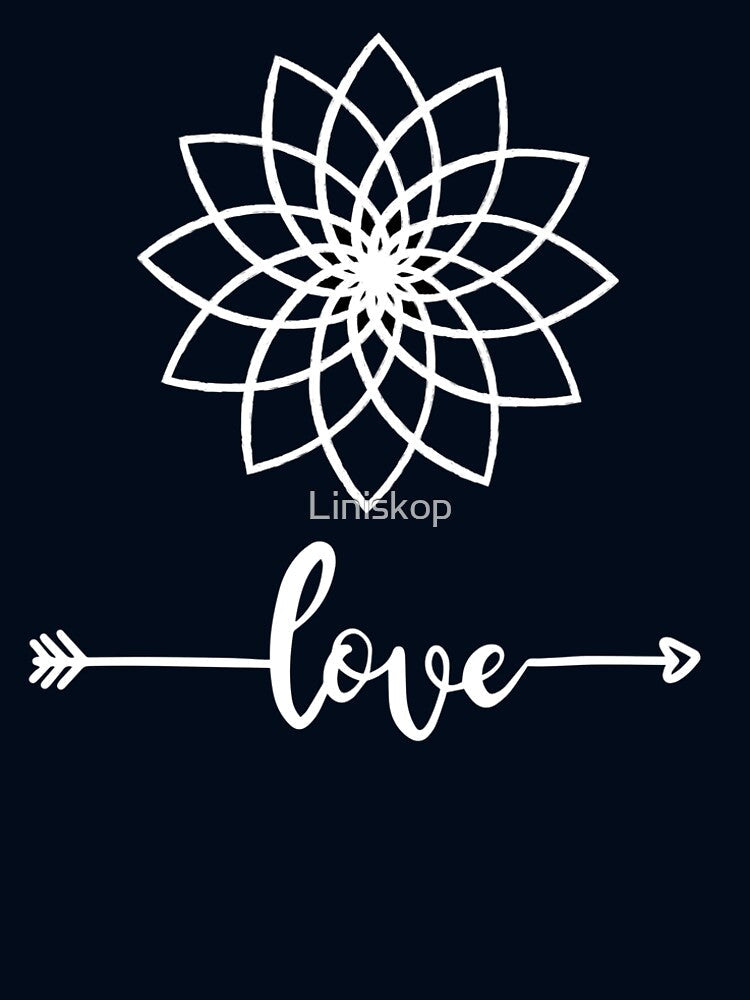 Mandala Yoga by Liniskop Unisex , , , Long Sleeve Tee