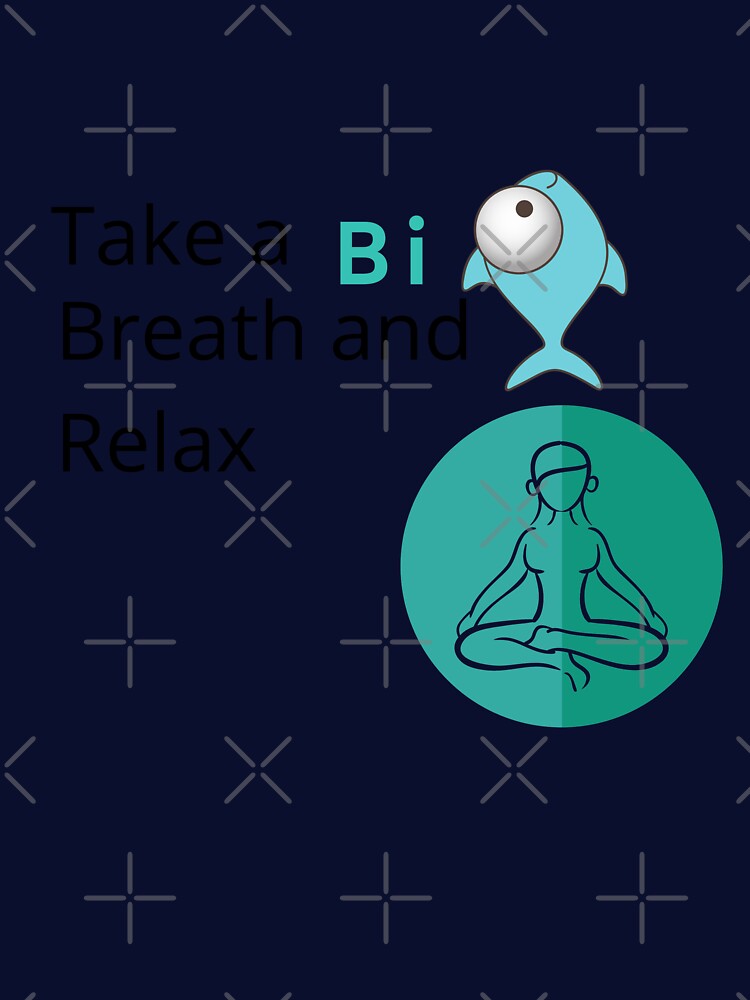 Take a Big Breath and RELAX by OMdesign10 Unisex , , , Long Sleeve Tee