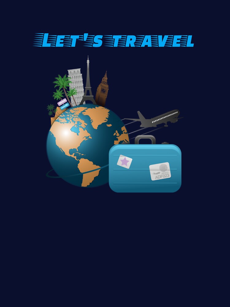 let's travel,adventure,trip, by grickodd Unisex , , , Long Sleeve Tee