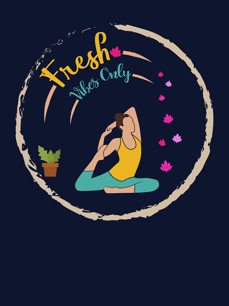 Fresh Vibes Only by Khushi Graphics Unisex , , , Long Sleeve Tee