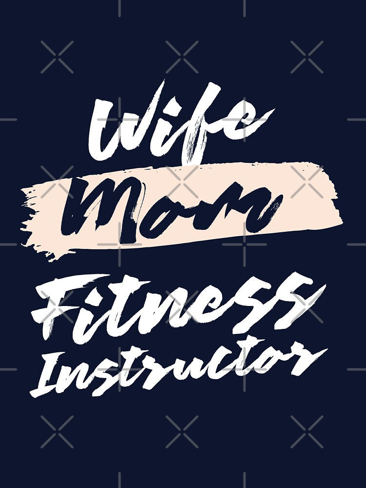 Cute Wife Mom Fitness Instructor Gift Idea by betternotes Unisex , , , Long Sleeve Tee