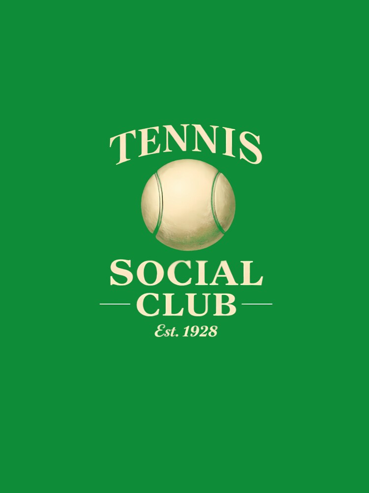Vintage Tennis Social Club Est 1928 Preppy Aesthetic by BeataPrint