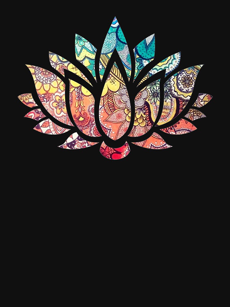 Kundalini Yoga - Kundalini Chakra Shirt - Kundalini Lotus Flower by JuditR Unisex , , , Long Sleeve Tee