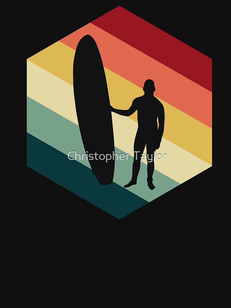 Surfer for life by Christopher Taylor Unisex , , , Long Sleeve Tee
