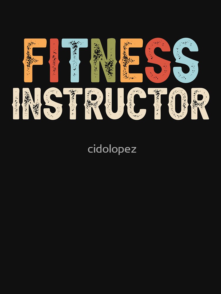 Fitness Instructor Job Occupation Funny Birthday by cidolopez Unisex , , , Long Sleeve Tee
