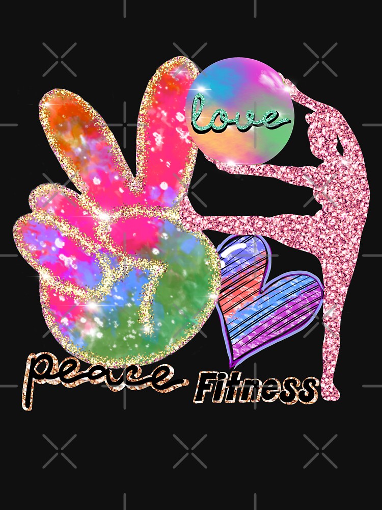 Peace Love Fitness by dalypdesign Unisex , , , Long Sleeve Tee
