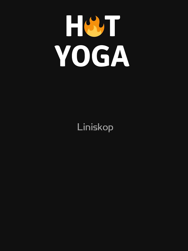Hot Yoga Design by Liniskop Unisex , , , Long Sleeve Tee